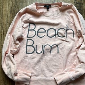 JCrew “Beach Bum” sweatshirt size large